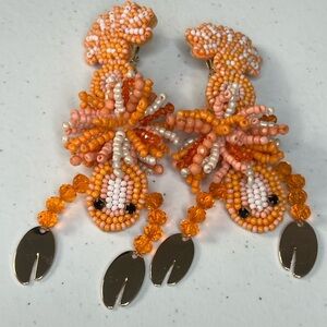 Baublebar beaded lobster clip earrings